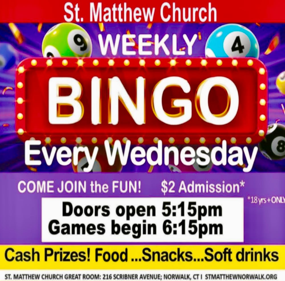 St. Matthew Church Weekly Bingo