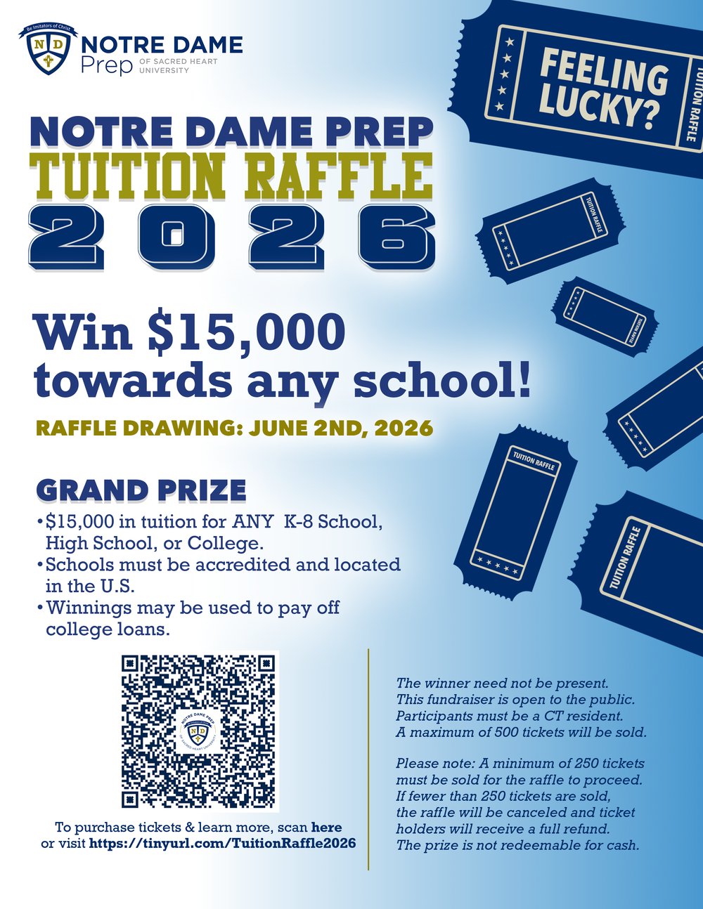 Notre Dame Tuition Raffle 2026